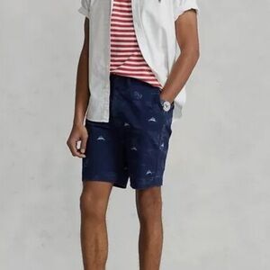 Polo Ralph Lauren Golf fish embroidered chino shorts